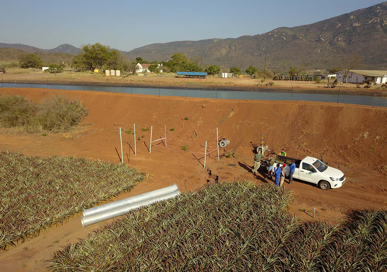 Set up of irrigation system